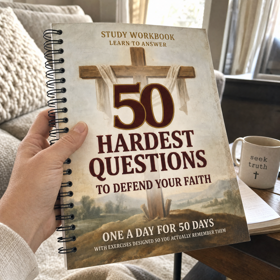 Study Workbook: Learn to Answer the 50 Hardest Questions To Defend Your Faith